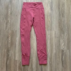 Lululemon 7/8 Pink Leggings